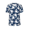 thumbnail image 1 of Rocae Shark for Breathable Men's Baseball T-Shirt Fashionable Casual Baseball Jersey, Moisture-wicking Sportswear Small, 1 of 9