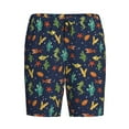 thumbnail image 1 of Rocae Shells and Seaweed for Men's Soft Sleep Pajama Shorts, Waistband and Pockets, 1 of 9