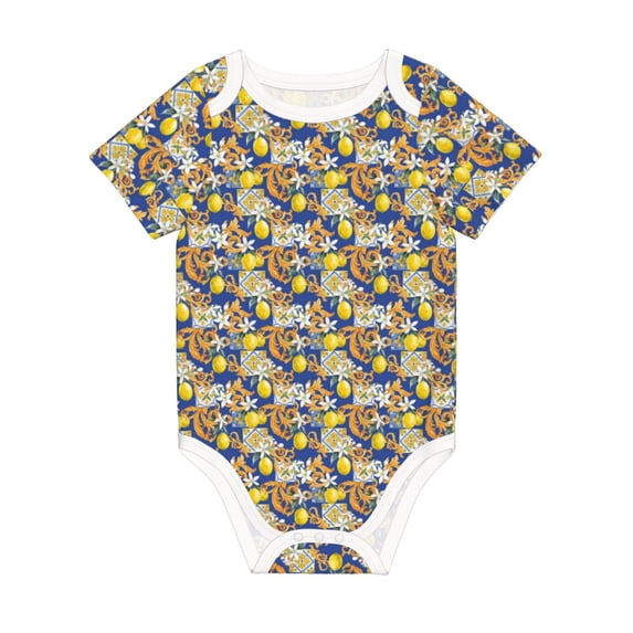 Rocae Sicilian Style for Baby Climbing Clothes Soft Baby Romper for Active Infants Comfortable and Breathable Crawling Jumpsuit Unisex Baby Outfit 18 Months