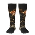 thumbnail image 1 of Rocae Skeleton Hand Rose Butterfly for Novelty Casual compression Socks For Women Men Contrast Color Stockings, 1 of 6