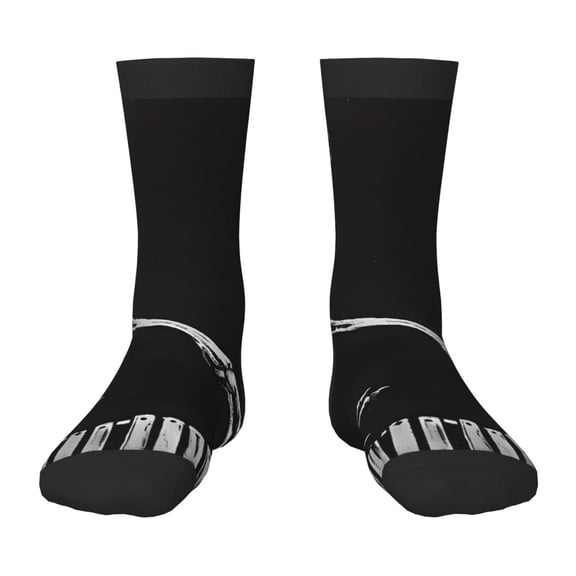 Rocae Skeleton Playing Xylophone for Girls Boys Crew Socks,Children's Socks, Kids Socks, Toddler Socks: Daily Wear with Kids School Uniform