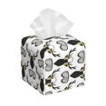 thumbnail image 1 of Rocae Ski Goggles Moose Music Picture for High-grade Leather Tissue Box,Office Tissue Box,Tissue Box Cover Square 5.2×5.2×5.2, 1 of 7