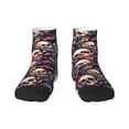 thumbnail image 1 of Rocae Skull record rock for Premium Adult Socks,Comfortable, Breathable, and Durable Socks, Perfect for Everyday Wear, 1 of 7