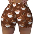 thumbnail image 1 of Rocae Sloths Need More Coffee for Women's Quick-Dry Running Shorts,Ladies Active Athletic Apparel Yoga Workout Gym Running Volleyball Spandex Shorts XX-Large, 1 of 9