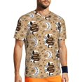thumbnail image 1 of Rocae Snake And Flower for Men's Mesh Quick-Dry Short Sleeve Workout T-Shirt,Mens Crew Neck Tee Lightweight Soft Classic T Shirts X-Small, 1 of 9