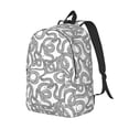 thumbnail image 1 of Rocae Snake for Durable Canvas Backpack Leisure Large Bag Travel Rucksack Multi-function Backpack, 1 of 8
