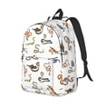 thumbnail image 1 of Rocae Snake for Durable Canvas Backpack Leisure Large Bag Travel Rucksack Multi-function Backpack, 1 of 8