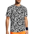 thumbnail image 1 of Rocae Snake for Men's Mesh Quick-Dry Short Sleeve Workout T-Shirt,Mens Crew Neck Tee Lightweight Soft Classic T Shirts 5X-Large, 1 of 9