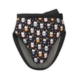 thumbnail image 1 of Rocae Snowflake Cream Hot Cocoa for Mini Oven Mitts Rubber Oven Glove, Kitchen Mittens, Cute Cooking Mitts,5.9"x5.9", 1 of 7