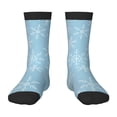 thumbnail image 1 of Rocae Snowflake Snowing for Girls Boys Crew Socks,Children's Socks, Kids Socks, Toddler Socks: Daily Wear with Kids School Uniform, 1 of 5