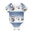 thumbnail image 1 of Rocae Snowman And Christmas Tree for Baby Climbing Clothes Soft Baby Romper for Active Infants Comfortable and Breathable Crawling Jumpsuit Unisex Baby Outfit 2 Years, 1 of 8