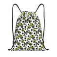 thumbnail image 1 of Rocae Soccer and Football for Gym Bag Drawstring Bags Gym Backpack for Gym, Travel, Sports, Swimming, Beach-Small, 1 of 6