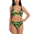thumbnail image 1 of Rocae Soccer1 for Bikini Set for Women Two Piece Sexy High Swimsuits Split Crossover Bikini Medium, 1 of 9