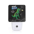 thumbnail image 1 of Rocae Space Dino Cartoon Black for 0.5W Plug in Night Light, Dusk to Dawn, Bright Nightlight Auto-On/Off-EU, 1 of 7