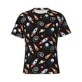 thumbnail image 1 of Rocae Space Rocket for Men's Moisture-Wicking Crew Tee - T-Shirt for Sports, Outdoor Activities, and Casual WearLarge, 1 of 9