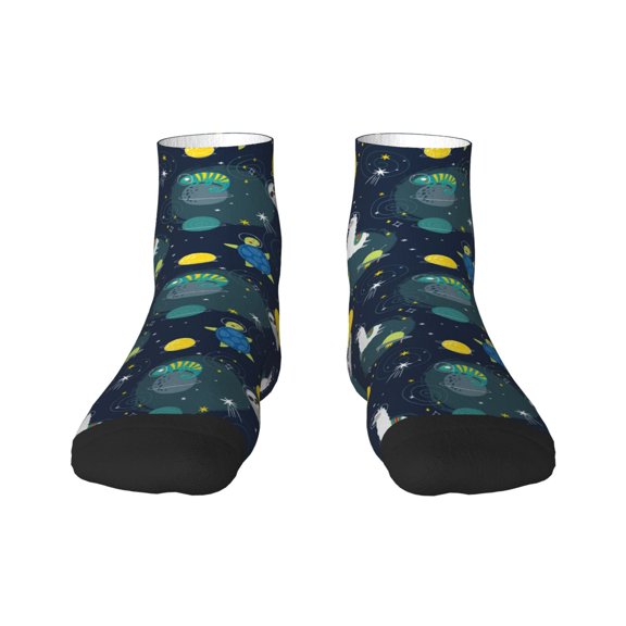 Rocae Space and Animals for Premium Adult Socks,Comfortable, Breathable, and Durable Socks, Perfect for Everyday Wear