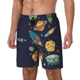 thumbnail image 1 of Rocae Space for Men's Swim Trunks Quick Dry With Two Side Pockets and One Lined Patch Pocket, 1 of 9