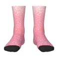 thumbnail image 1 of Rocae Sparkly Glitter for Girls Boys Crew Socks,Children's Socks, Kids Socks, Toddler Socks: Daily Wear with Kids School Uniform, 1 of 5
