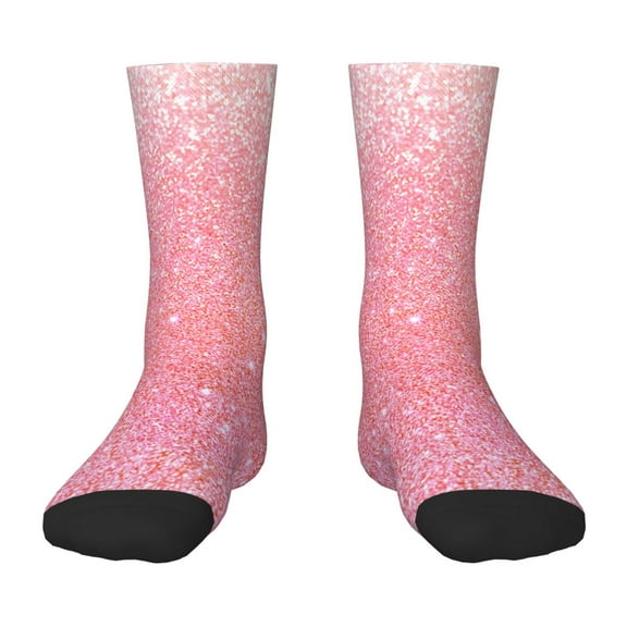 Rocae Sparkly Glitter for Girls Boys Crew Socks,Children's Socks, Kids Socks, Toddler Socks: Daily Wear with Kids School Uniform