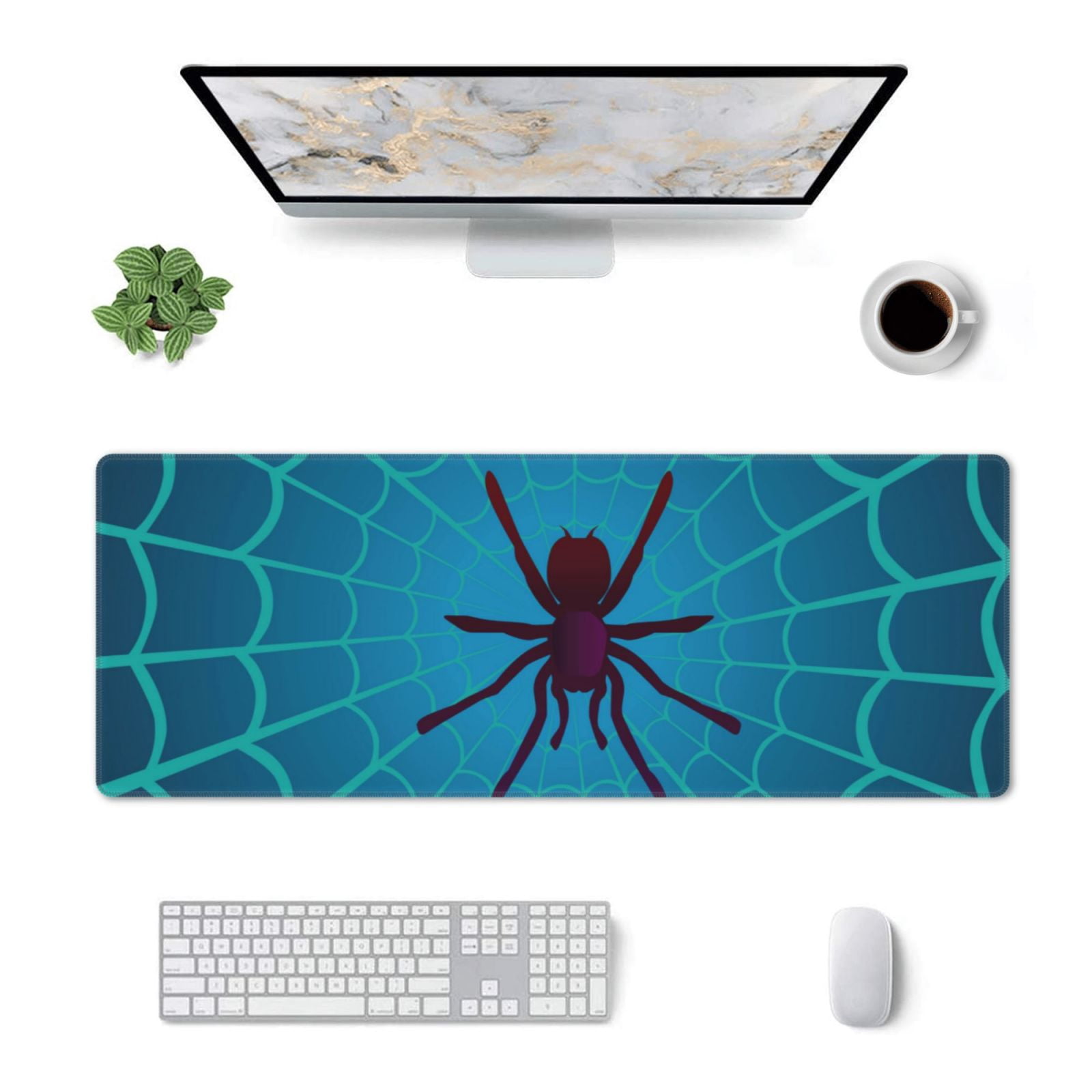 Cobweb Computer Mouse Rocae Spider And Cobweb for Gaming Mouse Pad, Mouse Pad Large, Office ...