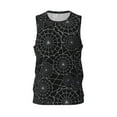 thumbnail image 1 of Rocae Spider Web Black for Men's Basketball Jersey Lightweight and Breathable Athletic Tank Top,Quick-Drying Sports Jersey 4X-Large, 1 of 9