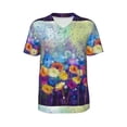 thumbnail image 1 of Rocae Spring Flower Seasonal for Breathable Men's Baseball T-Shirt Fashionable Casual Baseball Jersey, Moisture-wicking Sportswear Small, 1 of 9