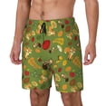 thumbnail image 1 of Rocae Squirrel And Fox In The Forest for Men's Swim Trunks Quick Dry With Two Side Pockets and One Lined Patch PocketXX-Large, 1 of 9