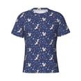thumbnail image 1 of Rocae Squirrel Flower for Men's Moisture-Wicking Crew Tee - T-Shirt for Sports, Outdoor Activities, and Casual Wear3X-Large, 1 of 9