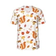 thumbnail image 1 of Rocae Squirrel InThe Forest3 for Breathable Men's Baseball T-Shirt Fashionable Casual Baseball Jersey, Moisture-wicking Sportswear 4X-Large, 1 of 9