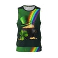 thumbnail image 1 of Rocae St. Patrick's Day4 for Men's Basketball Jersey Lightweight and Breathable Athletic Tank Top,Quick-Drying Sports Jersey X-Large, 1 of 9