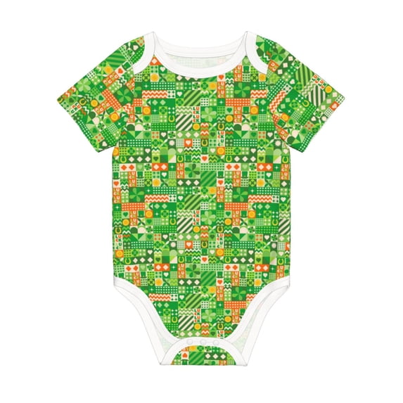 Rocae St Patrick's Day6 for Baby Climbing Clothes Soft Baby Romper for Active Infants Comfortable and Breathable Crawling Jumpsuit Unisex Baby Outfit 3 Months