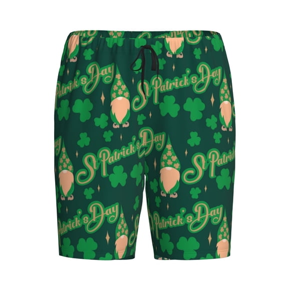 Rocae St Patrick's Day9 for Men's Soft Sleep Pajama Shorts, Waistband and Pockets