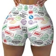 thumbnail image 1 of Rocae Stamp Set Collection for Women's Quick-Dry Running Shorts,Ladies Active Athletic Apparel Yoga Workout Gym Running Volleyball Spandex Shorts X-Large, 1 of 9