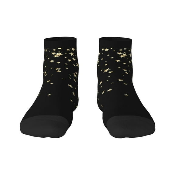 Rocae Star Silver Glitter for Premium Adult Socks,Comfortable, Breathable, and Durable Socks, Perfect for Everyday Wear