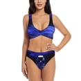 thumbnail image 1 of Rocae Steel Skull for Bikini Set for Women Two Piece Sexy High Swimsuits Split Crossover Bikini Medium, 1 of 9