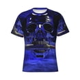 thumbnail image 1 of Rocae Steel Skull for Men's Moisture-Wicking Crew Tee - T-Shirt for Sports, Outdoor Activities, and Casual WearLarge, 1 of 9