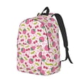 thumbnail image 1 of Rocae Strawberry And Cheery for Durable Canvas Backpack Leisure Large Bag Travel Rucksack Multi-function Backpack Medium, 1 of 8