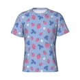 thumbnail image 1 of Rocae Strawberry And Flowers for Men's Moisture-Wicking Crew Tee - T-Shirt for Sports, Outdoor Activities, and Casual WearXX-Large, 1 of 9