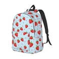 thumbnail image 1 of Rocae Strawberry for Durable Canvas Backpack Leisure Large Bag Travel Rucksack Multi-function Backpack, 1 of 8
