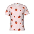 thumbnail image 1 of Rocae Strawberry for Men's Moisture-Wicking Crew Tee - T-Shirt for Sports, Outdoor Activities, and Casual WearLarge, 1 of 9