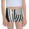thumbnail image 1 of Rocae Submarine Vintage Flag for Girls' Cotton Boxer Briefs, Soft Mid-rise Panties-X-Large, 1 of 5