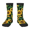thumbnail image 1 of Rocae Sunflower 1 for Girls Boys Crew Socks,Children's Socks, Kids Socks, Toddler Socks: Daily Wear with Kids School Uniform, 1 of 5