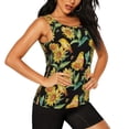 thumbnail image 1 of Rocae Sunflowers And Bird for Women's Workout Tank Top Lightweight Sleeveless Fit Tops- Moisture-Wicking, BreathableSmall, 1 of 9