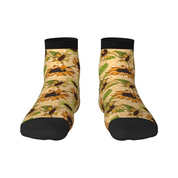 Rocae Sunflowers for Premium Adult Socks,Comfortable, Breathable, and Durable Socks, Perfect for Everyday Wear