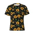 thumbnail image 1 of Rocae Sunflowers3 for Men's Moisture-Wicking Crew Tee - T-Shirt for Sports, Outdoor Activities, and Casual WearSmall, 1 of 9