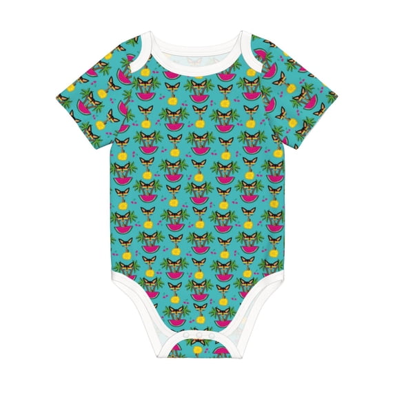 Rocae Sunmmer Cat for Baby Climbing Clothes Soft Baby Romper for Active Infants Comfortable and Breathable Crawling Jumpsuit Unisex Baby Outfit