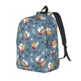 thumbnail image 1 of Rocae Surf Shark for Canvas College Laptop Backpack for Men Women-Small, 1 of 5