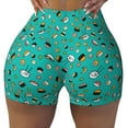 thumbnail image 1 of Rocae Sushi (3) for Women's Quick-Dry Running Shorts,Ladies Active Athletic Apparel Yoga Workout Gym Running Volleyball Spandex Shorts Medium, 1 of 9