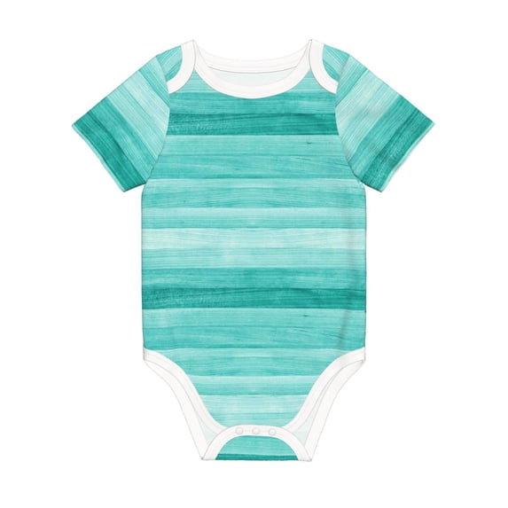 Rocae Teal Turquoise for Baby Climbing Clothes Soft Baby Romper for Active Infants Comfortable and Breathable Crawling Jumpsuit Unisex Baby Outfit 2 Years