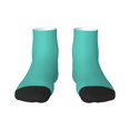 thumbnail image 1 of Rocae Teal Turquoise for Premium Adult Socks,Comfortable, Breathable, and Durable Socks, Perfect for Everyday Wear, 1 of 7